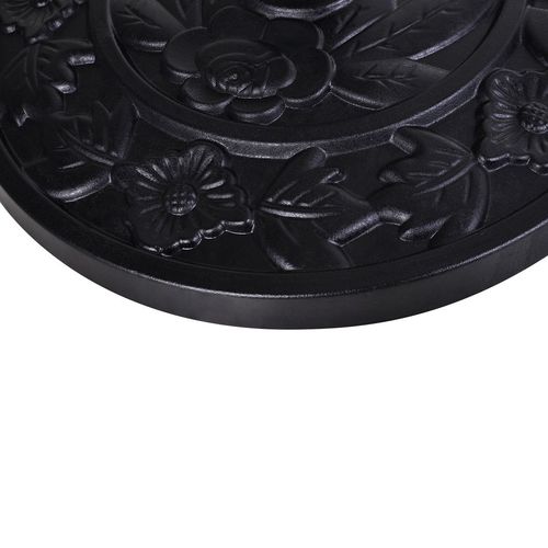 Outsunny 9kg Half Round Parasol Umbrella Base Resin Outdoor Garden Furniture