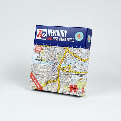 A to Z Map of Newbury 1000 Piece Jigsaw Puzzle