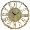 Wooden Silver Clock 40cm