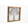 Large Silver Tree Of Life In A Frame