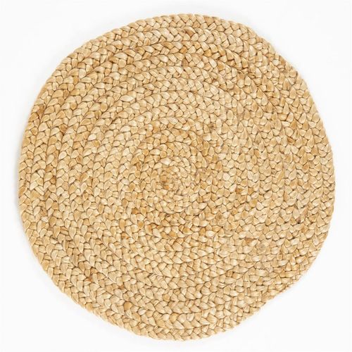 Heaton Circle Woven Jute 120x120cm Natural Rug
