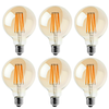 6 Pack E27 LED Edison Dimmable Vintage Amber Glass Warm white 2700K Light Bulbs