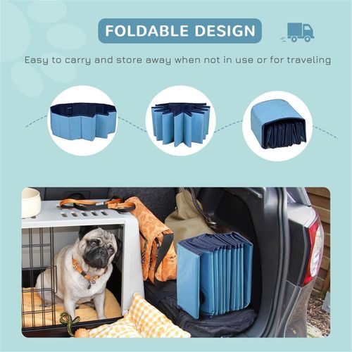 Dog Pool Blue Pet Pool Ideal for dog, cat or other pets PVC 80 x 20H cm