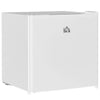 HOMCOM 46L Counter Top Fridge with Chiller Box Mini Fridge for Bedrooms Cream