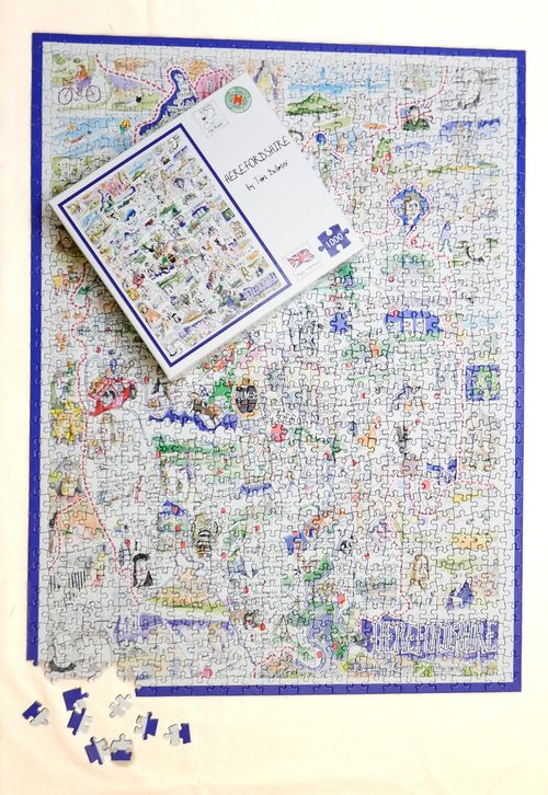 Herefordshire - Tim Bulmer 1000 piece Jigsaw Puzzle