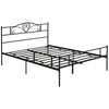 HOMCOM King Metal Bed Frame w/ Headboard and Footboard, 31cm Under-bed Space