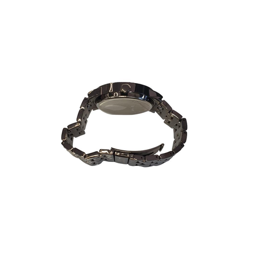 NY LONDON GENTS BLING WATCH   PI-7554 GUN BLK