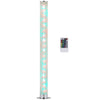 HOMCOM RGB Floor Lamp, Dimmable Corner Lamp with Remote Control & 16 Colours Effects, LED Modern Mood Lighting for Living Room Bedroom Gaming Room, Max Power 5W