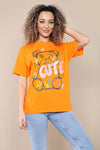 Ladies Cute Printed Short Sleeves T Shirt Top
