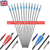 30x Fiberglass Archery Arrows for Compound&Recurve Bow Target Shooting Practice