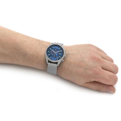 Lorus Men's Stainless Steel Mesh Bracelet Chronograph Watch RM353GX9
