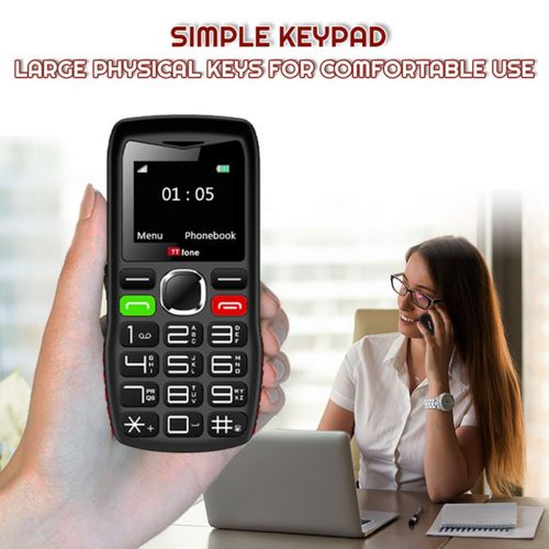 TTfone TT880 Easy-to-Use Big Button Mobile Phone with USB C Mains Charger
