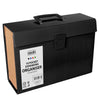 ASAB A4 Expanding Organizer File - Black, 19 Sections, Press Lock Button, Portable