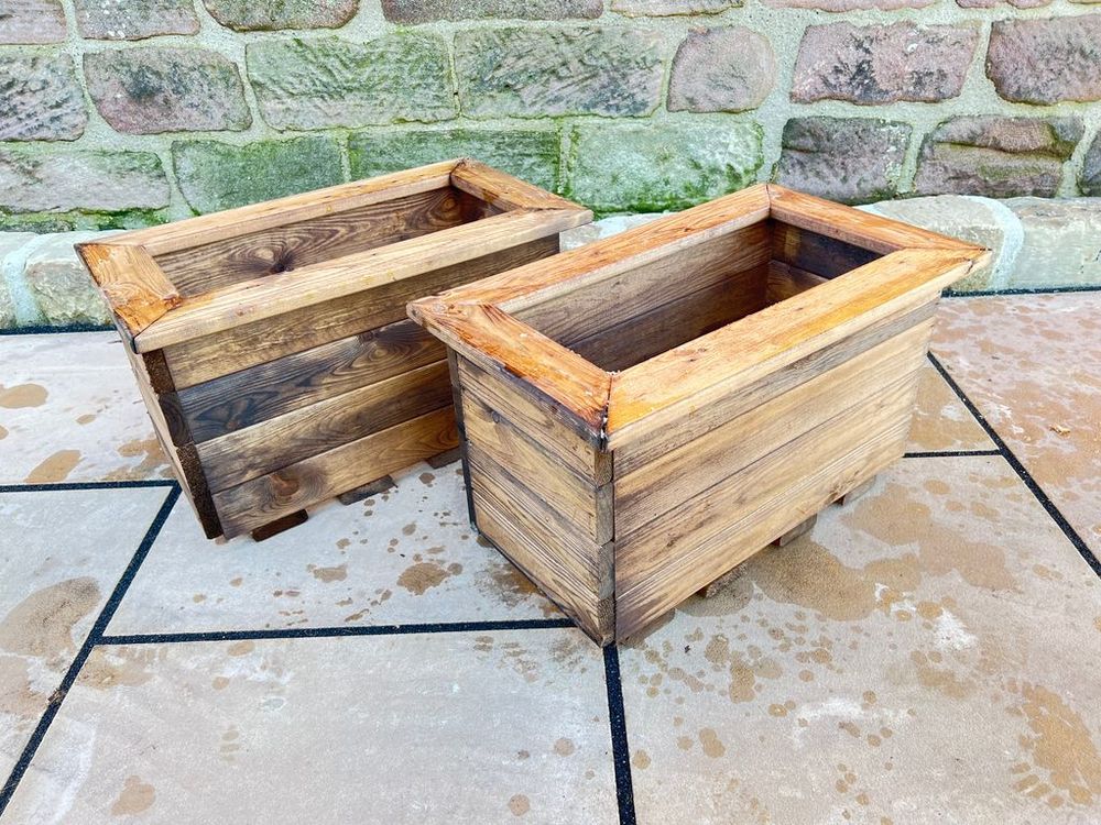 Regular Wooden Trough set