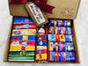 Premium Sweary Rude Gift Box - Best Grandad Design - 1 Big & 6 Small + 2 Foil Hearts