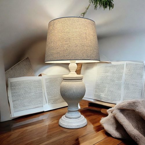 38CM TRADITIONAL LAMP AND SHADE