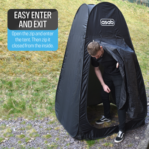 Pop Up Privacy Tent Black