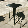 60X60X115CM BLACK METALTABLE