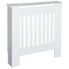 Radiator Cover Wooden Cabinet Shelving Home Office Vertical Slattted Vent
