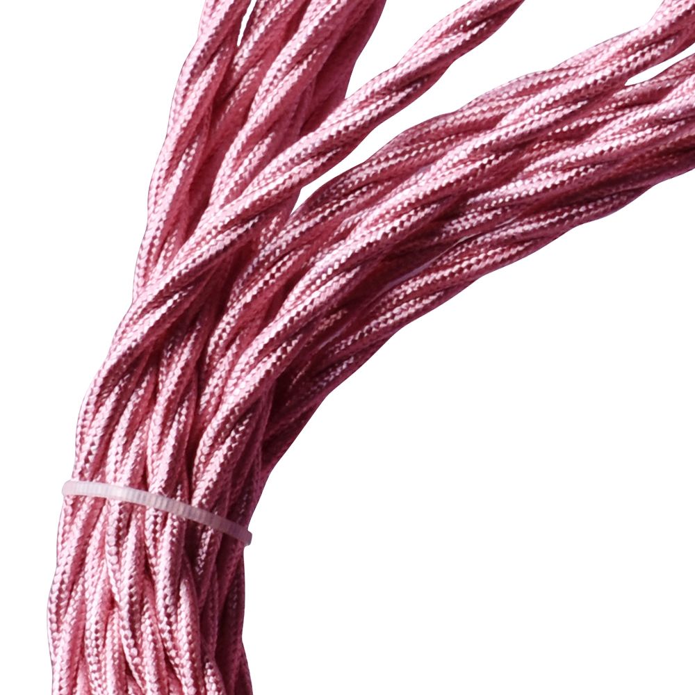 Premium Vintage Italian Braided Cable - High-Quality, Durable, Flexible - Perfect for UK Light Fixtures