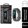 Aquarius IP67 Waterproof Bluetooth Fitness Tracker with Heart Rate Monitor and Step Counter - Black