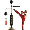 SPORTNOW Boxing Bag, Freestanding Punching Bag with Reflex Bar, Speed Balls