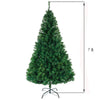 7ft 1100 Branch Christmas Tree | Artificial PVC | Metal Base | Green