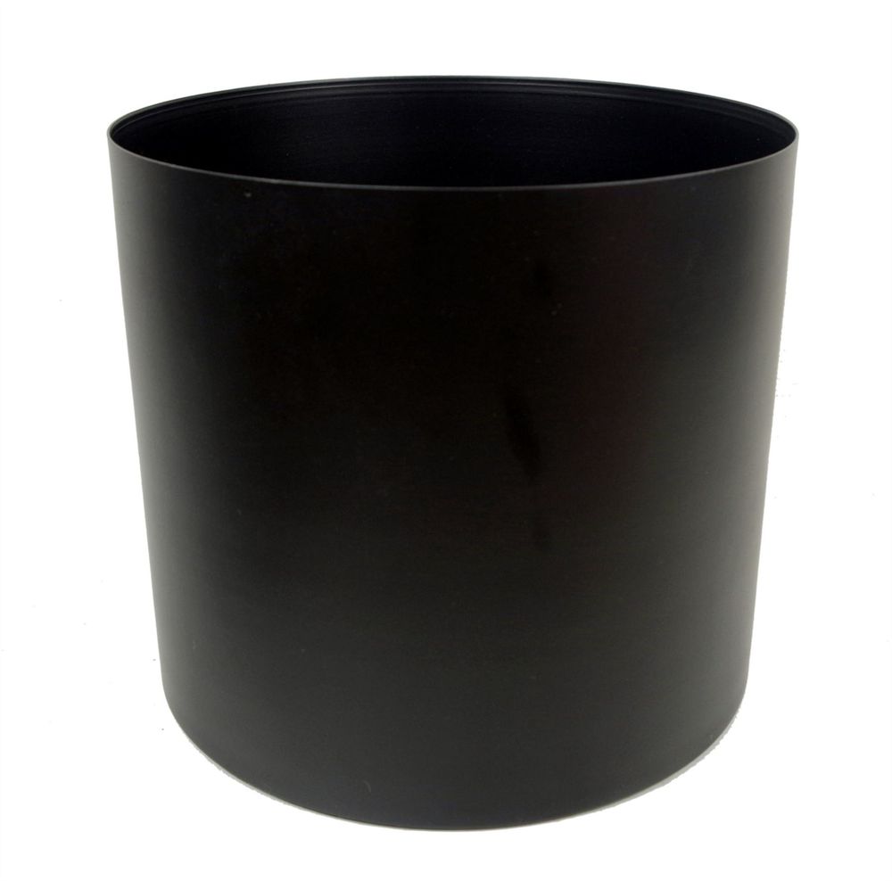 Black Metal Leaf Planter - 20 x 18cm | Rustic Finish | Handmade - Perfect for Indoor Plants