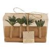 4-Piece Faux Succulent Design Napkin Rings - Versatile Table Decor for Elegant Dining