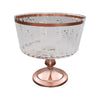 Glass Cake Server with Stand Bronze 20cm