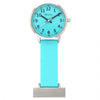 Ravel Aqua Silicone Nurses Fob Watch R1107.6 - Hygienic and Stylish Timepiece for Medical Professionals