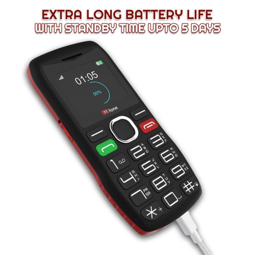 TTfone TT880 Easy-to-Use Big Button Mobile Phone with USB C Mains Charger