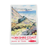 Retro British Railways Metal Sign - Yorkshire Coast Advertising