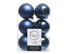 Shatterproof Night Blue Bauble  6cm Pack of 12 - Christmas