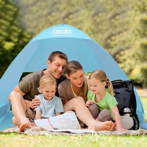 Pop Up Beach Tent - BLUE