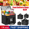 50L FOOD DELIVERY INSULATED BAGS PIZZA TAKEAWAY THERMAL WARM/COLD BAG RUCK UK