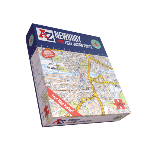 A to Z Map of Newbury 1000 Piece Jigsaw Puzzle