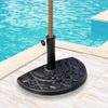 Heavy Duty Resin-Bronze Parasol Base | Sturdy & Secure | Perfect for Outdoor Umbrellas