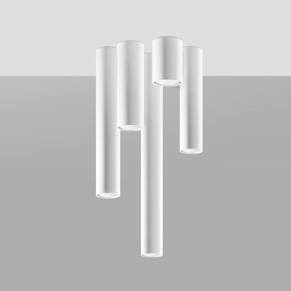 Raw Steel Lagos Ceiling Lamp - Modern Design - GU10