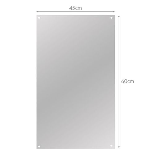 Frameless Rectangle Mirror 450 x 600mm | M&W