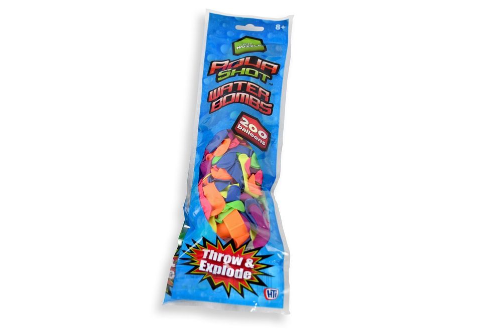 Premium Water Bombs with Nozzle - 200-Pack - Fun & Safe - Suitable for Kids 8+".