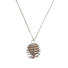 Handmade Spiral Tumbled Pendant