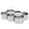 Restaurant Style Cooking & Dessert Rings - 8 Piece | High Quality