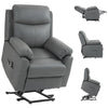 HOMCOM Power Lift Chair Electric Riser Recliner with Remote Control