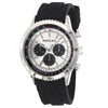 Henley Mens Multi Eye Silver Dial Sports Watch with Black Silicone Strap - High Quality and Stylish - Perfect Gift Item