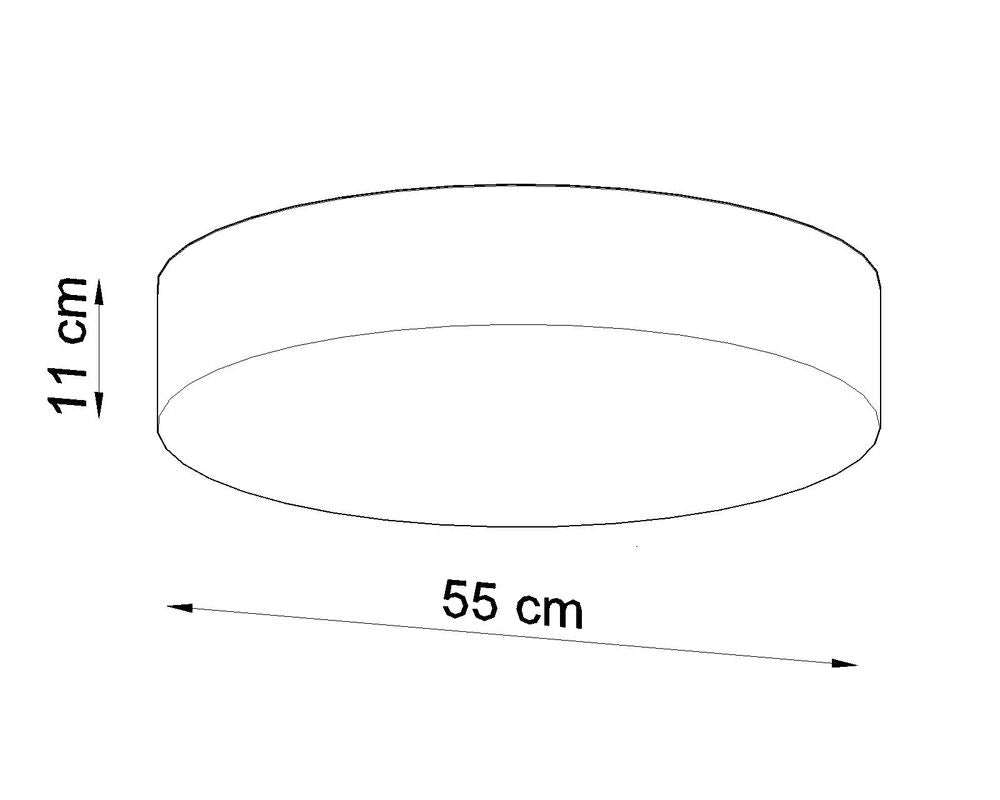 Designer Round LED Ceiling Lamp - White Loft Design - High Quality