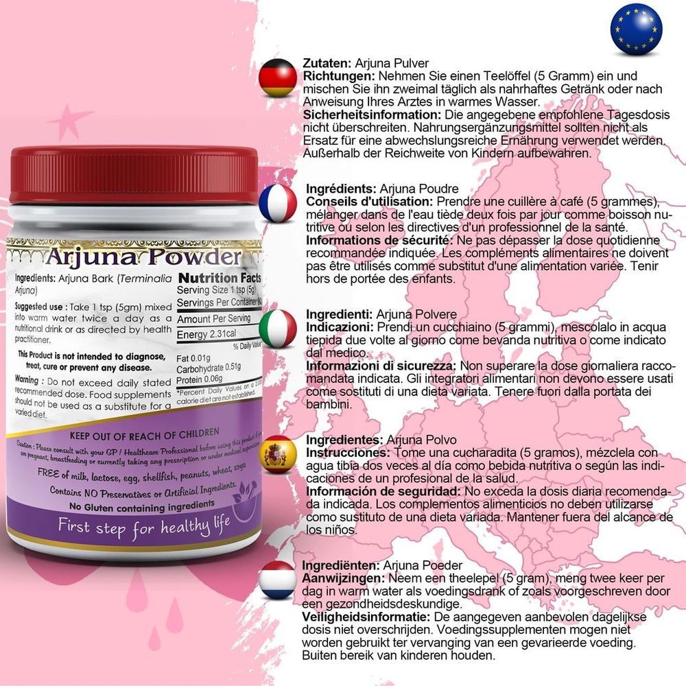 Premium Arjuna Powder - High-Quality Heart Guardian Supplement