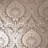 Premium Luxe Damask Chocolate Rose Gold Wallpaper - High Quality