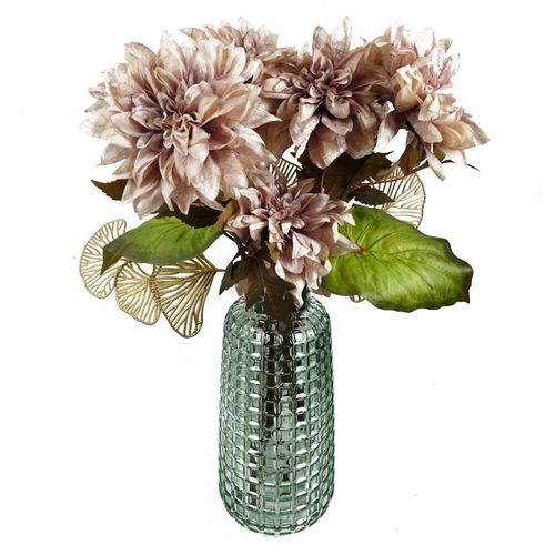 55cm Dahlia Flower Stem - Dusty Pink