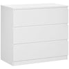 Chest of Drawers 3-Drawer Dresser Storage Organiser for Bedroom, White